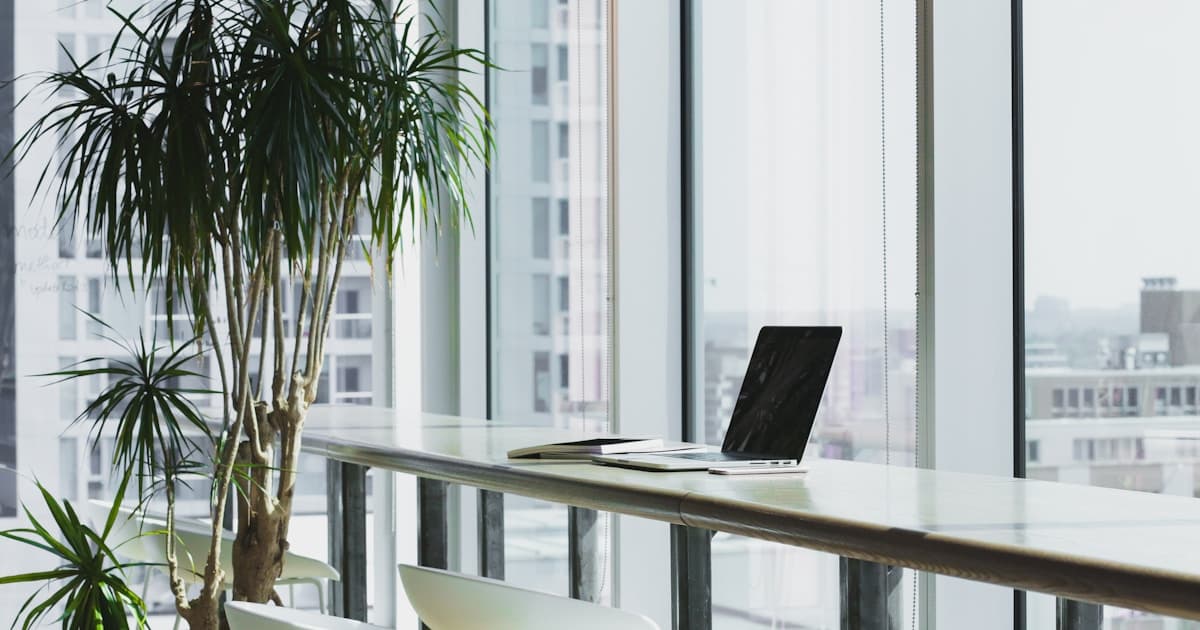 Professional in a modern office representing weight loss coaching for busy careers