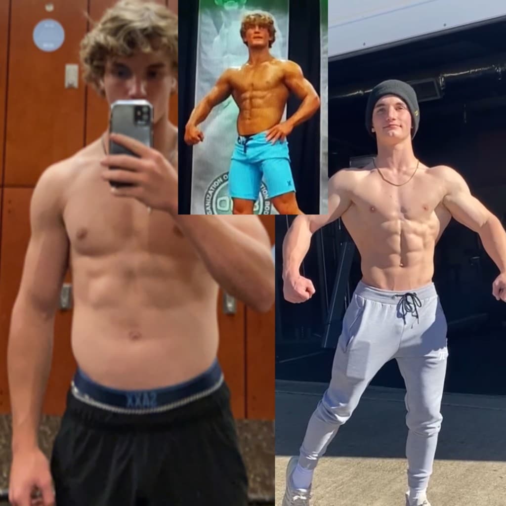 Charlie before and after