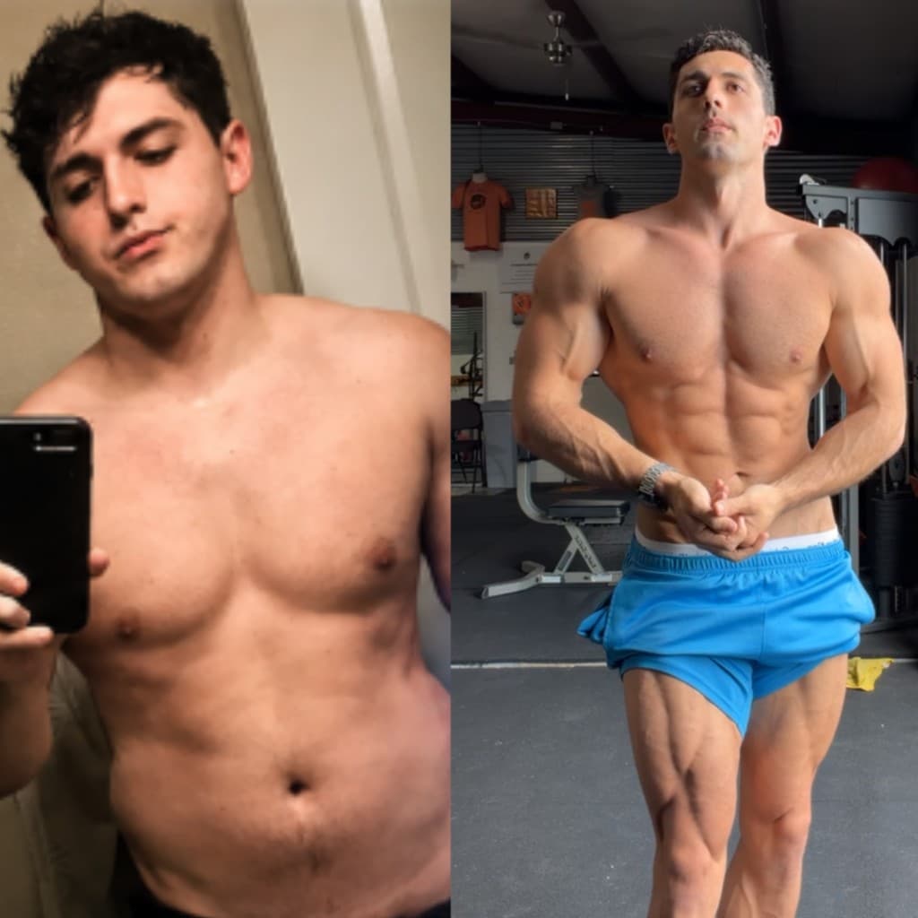 Client physique transformation results
